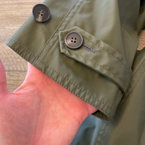ZARA Green Utility Jacket with Black Trim - Picture 6 of 11